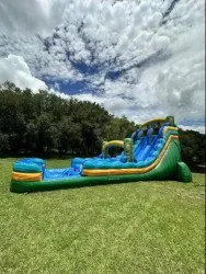18ft extended double lane tiki shot