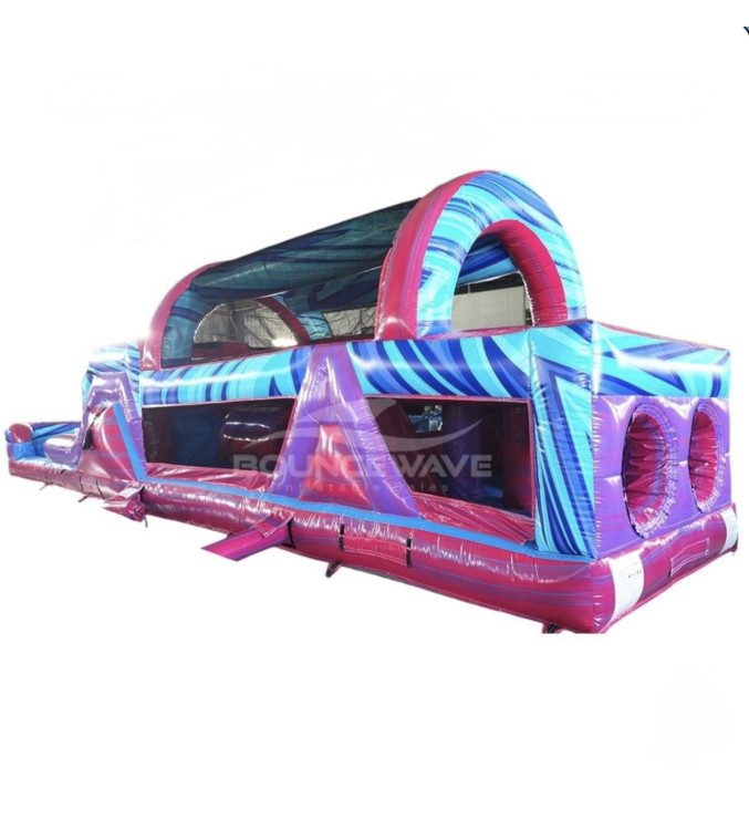 46ft. Supernova obstacle course w/slide