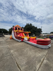 18ft. extended dbl. lane Tiki Volcano
