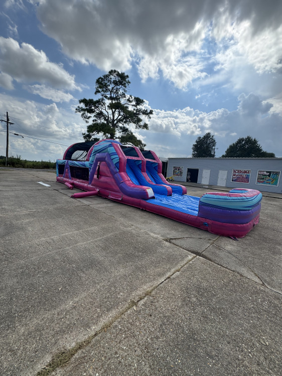 46ft. Supernova obstacle course w/slide