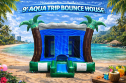 13x13 Aqua Trip bounce house