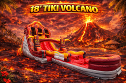 18ft. extended dbl. lane Tiki Volcano