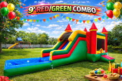 9ft red/green single lane combo