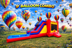 9ft balloon single lane combo