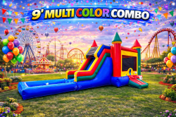 9ft multi color single lane combo