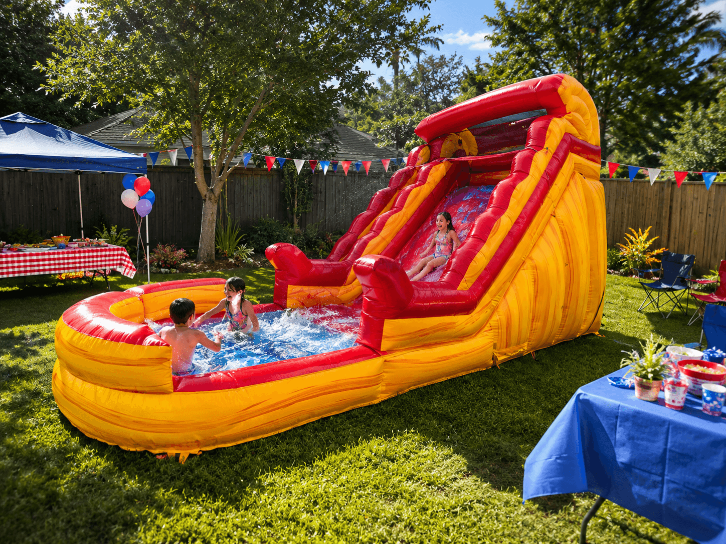 4th of July neighborhood combo party in Lafayette
