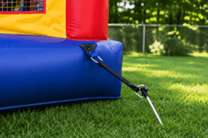 how to anchor a bounce house