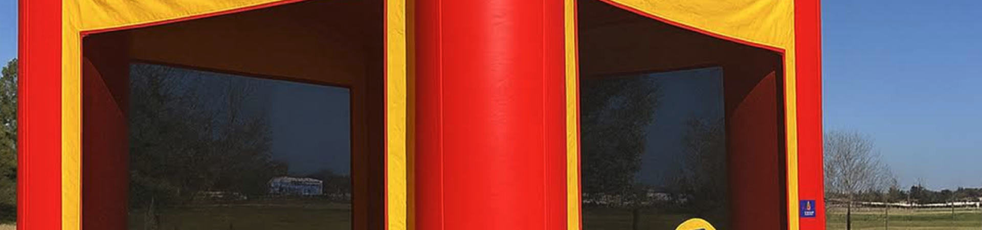 Colorful castle bounce house inflatable